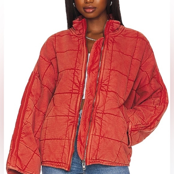 - Free People Dolman Quilted Knit Jacket - Insulated NWT - Picture 7 of 10